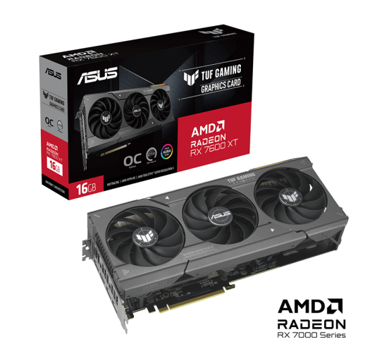 Carte graphique Asus Tuf Gaming Radeon™ RX 7600 XT OC - 16Go GDDR6