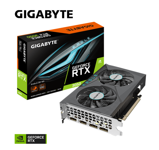 Carte graphique Gigabyte GeForce RTX™ 3050 EAGLE OC - 6Go GDDR6