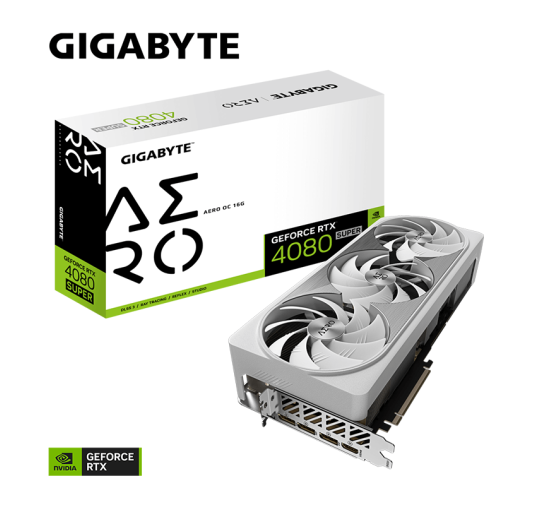 Carte graphique Gigabyte GeForce RTX™ 4080 Super AERO OC - 16Go GDDR6X