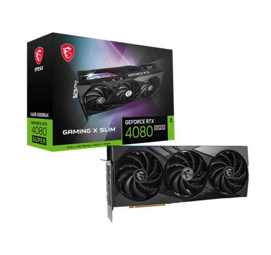 Carte graphique MSI GeForce RTX™ 4080 Super Gaming X Slim -16Go GDDR6X