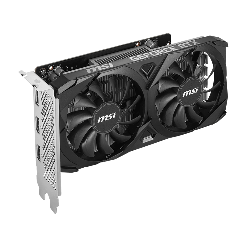 Carte graphique MSI GeForce RTX™ 3050 VENTUS 2X OC -6Go GDDR6 Carte graphique MSI GeForce RTX™ 3050 VENTUS 2X OC -6Go GDDR6