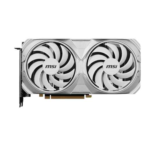Carte graphique MSI GeForce RTX™ 4070 Ti Super Ventus 2X OC Blanche -16Go GDDR6X