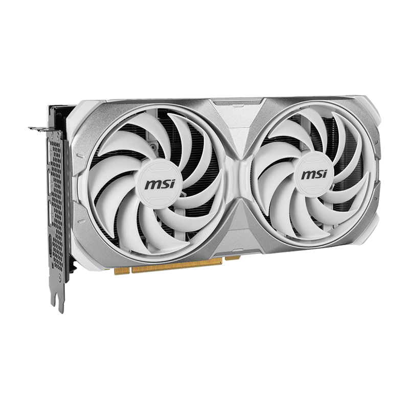 Carte graphique MSI GeForce RTX™ 4070 Ti Super Ventus 2X OC Blanche -16Go GDDR6X