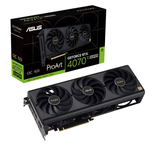 Carte graphique Asus ProArt GeForce RTX™ 4070Ti Super O16G - 16Go GDDR6X