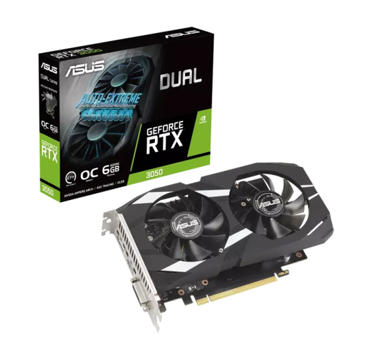 Carte graphique Asus Dual GeForce RTX™ 3050 OC - 6Go GDDR6