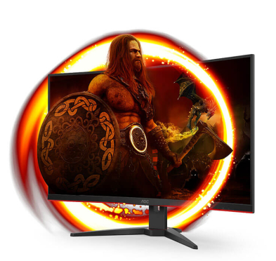 Ecran GAMING INCURVÉ  AOC CQ32G2SE/BK - LED 31.5" QHD