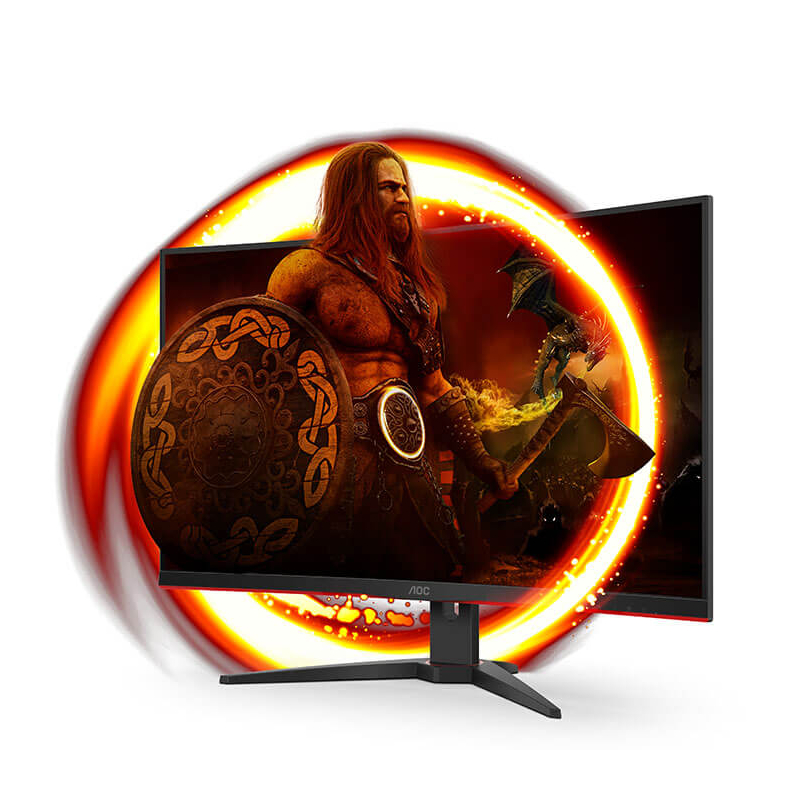 Ecran GAMING INCURVÉ  AOC CQ32G2SE/BK - LED QHD 31.5"