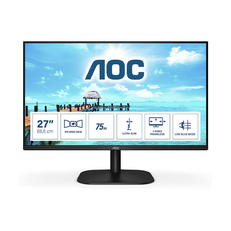 Ecran AOC 27B2H/EU, 4ms, 75Hz, IPS 27" FHD Ecran AOC 27B2H/EU, 4ms, 75Hz, IPS 27" FHD
