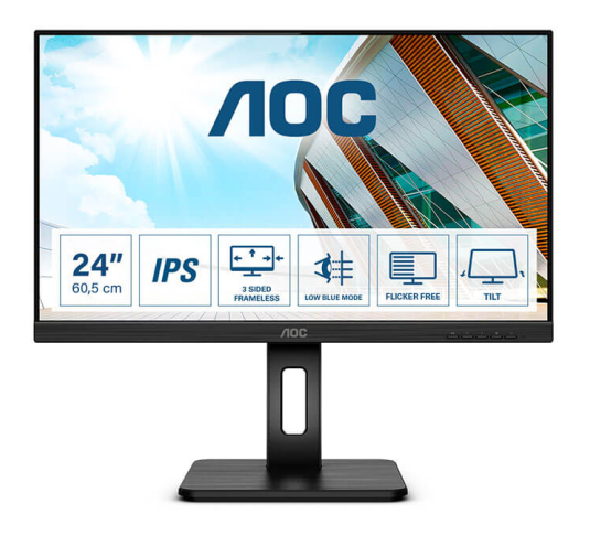 Ecran Plat AOC 24P2Q, IPS 24" FULL HD @ 75Hz