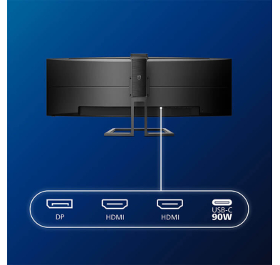 Ecran Curved Philips 499P9H/00, VA 49" UltraWide 5K