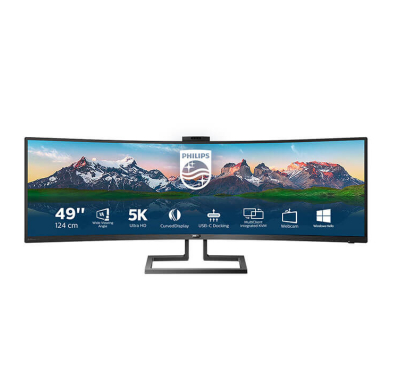 Ecran Curved Philips 499P9H/00, UltraWide 49" Dual Quad HD, @ 70Hz