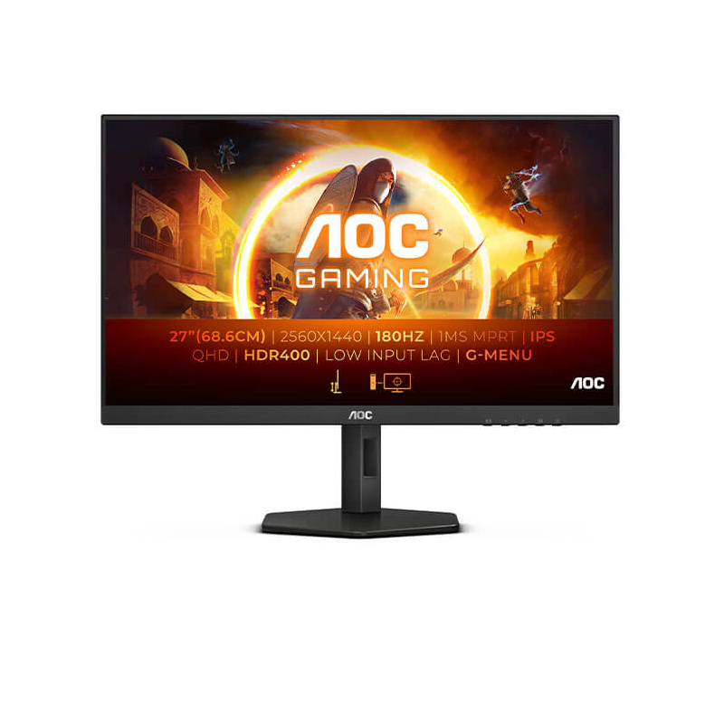 Ecran GAMER WLED AOC Q27G4X, 0,5ms, 180Hz, IPS 27" QHD (2560x1440) Ecran GAMER WLED AOC Q27G4X, 0,5ms, 180Hz, IPS 27" QHD (2560x1440)