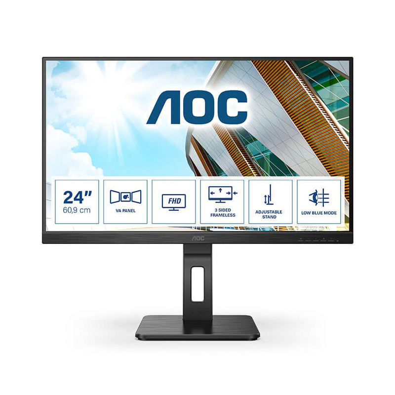 Ecran AOC 24P2QM, VA, 4ms, 23.8" FULL HD (1920 x 1080) @ 75Hz Ecran AOC 24P2QM, VA, 4ms, 23.8" FULL HD (1920 x 1080) @ 75Hz