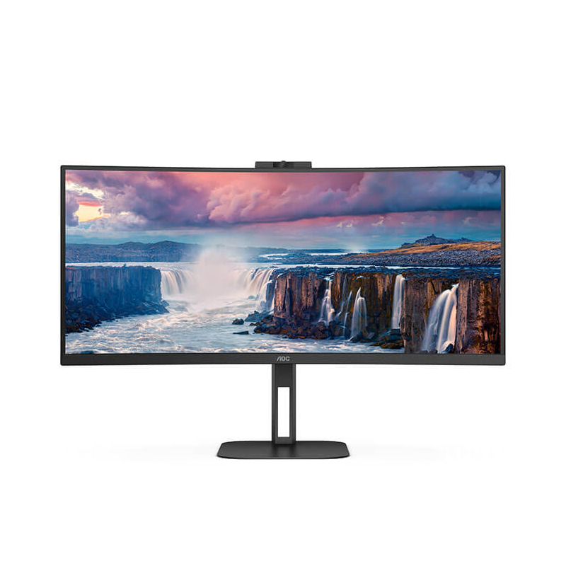 Ecran Incurvé Pro AOC CU34V5CW/BK, 1ms, VA 34" Wide Quad HD @100Hz
