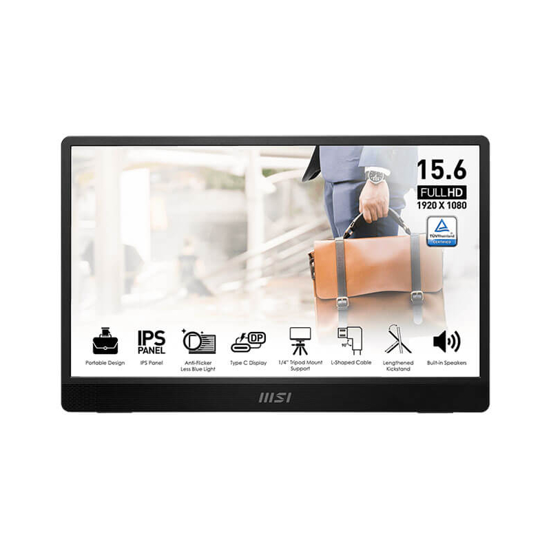 Ecran Msi Pro MP161 E2, IPS, 4ms (GTG), 15.6" Full HD Ecran Msi Pro MP161 E2, IPS, 4ms (GTG), 15.6" Full HD