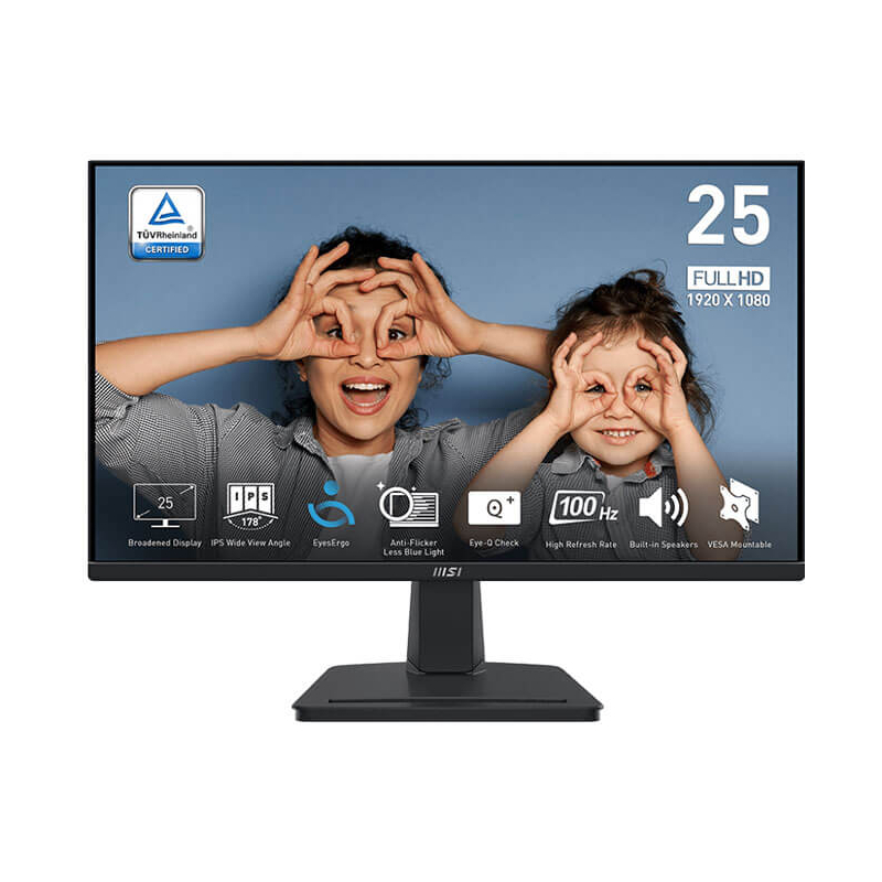 Ecran MSI PRO MP251, IPS, 1ms (MPRT), 4ms (GTG), 24.5" FHD @100Hz Ecran MSI PRO MP251, IPS, 1ms (MPRT), 4ms (GTG), 24.5" FHD @100Hz