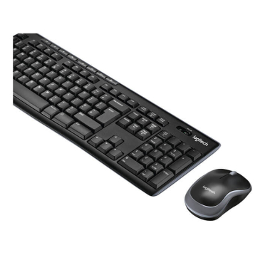 Logitech Wireless Combo MK270 clavier Souris, Sans Fil, AZERTY, Noir