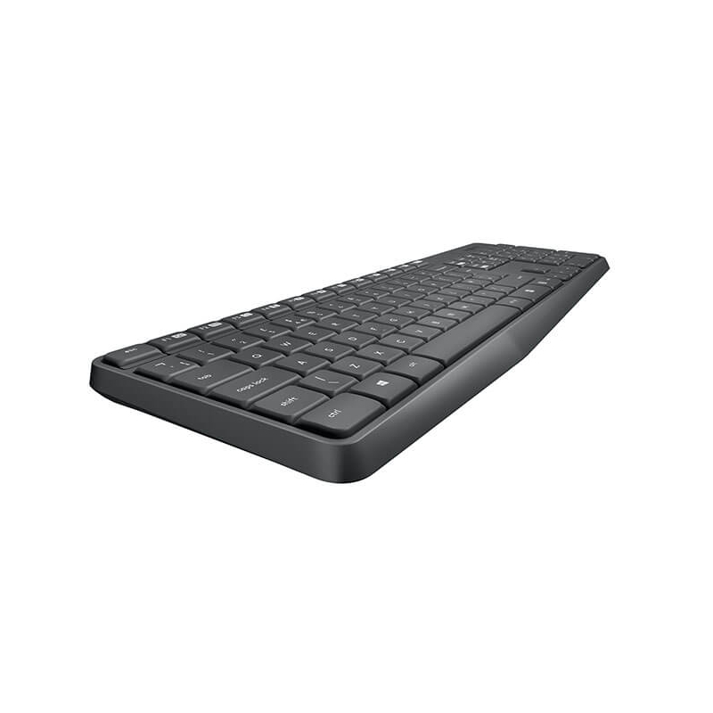 Logitech MK235 clavier Souris, Sans Fil, AZERTY, Gris Logitech MK235 clavier Souris, Sans Fil, AZERTY, Gris
