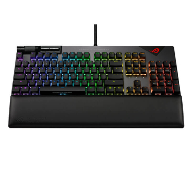 Clavier Gamer ASUS XA07 STRIX FLARE II, RGB, AZERTY, Filaire, Noir