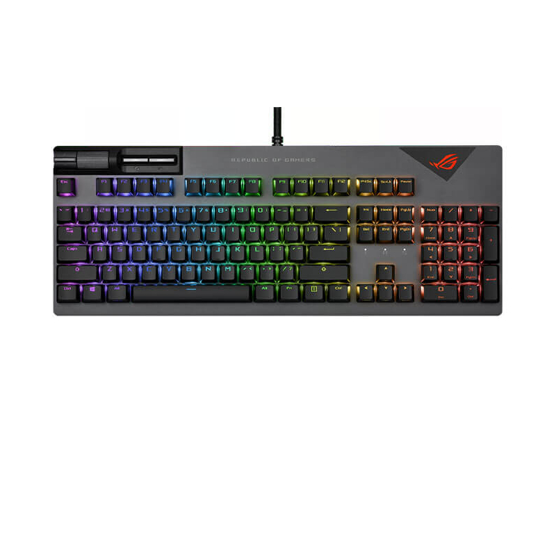 Clavier Gamer ASUS XA07 STRIX FLARE II, RGB, AZERTY, Filaire, Noir Clavier Gamer ASUS XA07 STRIX FLARE II, RGB, AZERTY, Filaire, Noir