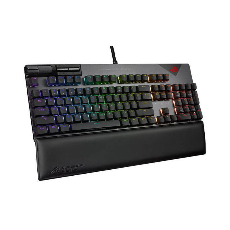 Clavier Gamer ASUS XA07 STRIX FLARE II, RGB, AZERTY, Filaire, Noir Clavier Gamer ASUS XA07 STRIX FLARE II, RGB, AZERTY, Filaire, Noir