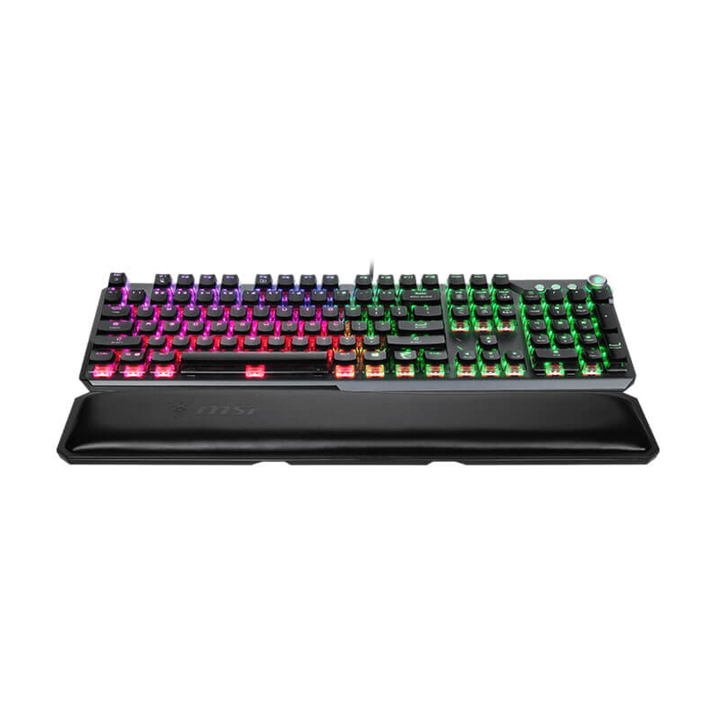 Clavier Gamer MSI VIGOR GK71 SONIC RED, RGB, QWERTY, Français, Noir