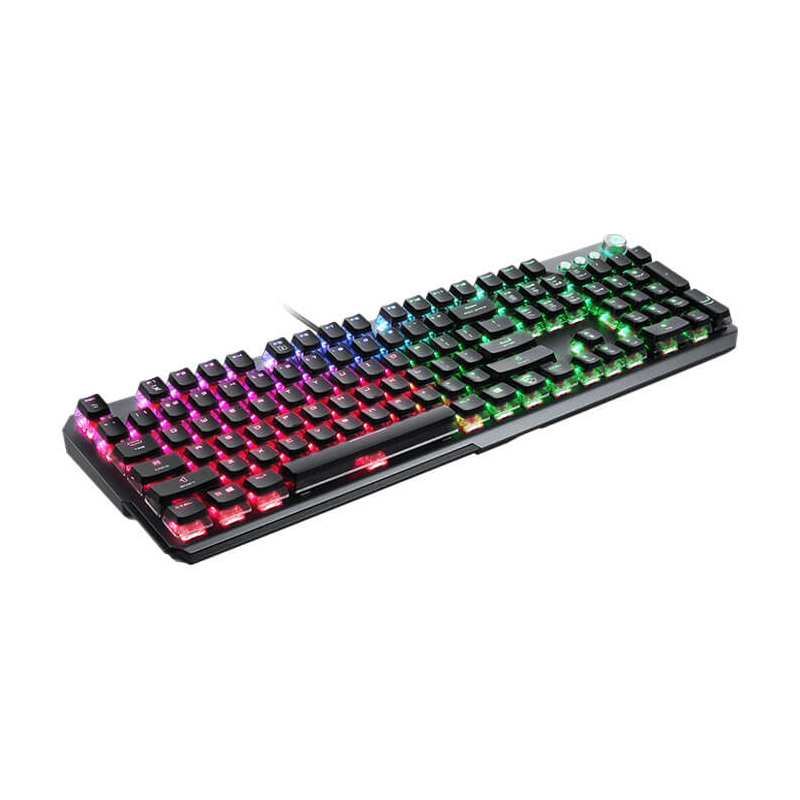 Clavier Gamer MSI VIGOR GK71 SONIC RED, RGB, QWERTY, Français, Noir
