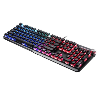 Clavier Gamer MSI VIGOR GK71 SONIC RED, RGB, QWERTY, Filaire, Noir