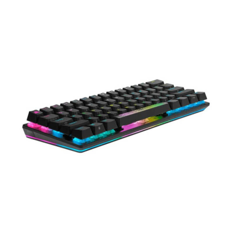 Clavier Gamer Corsair K70 PRO MINI WIRELESS, RGB, AZERTY, Sans et Avec Fil, Noir