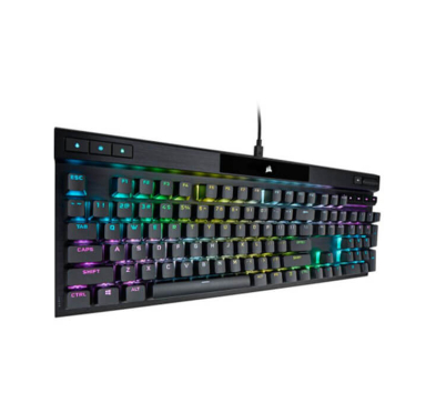 Clavier Gamer Corsair K70 RGB PRO, AZERTY, Filaire, Noir