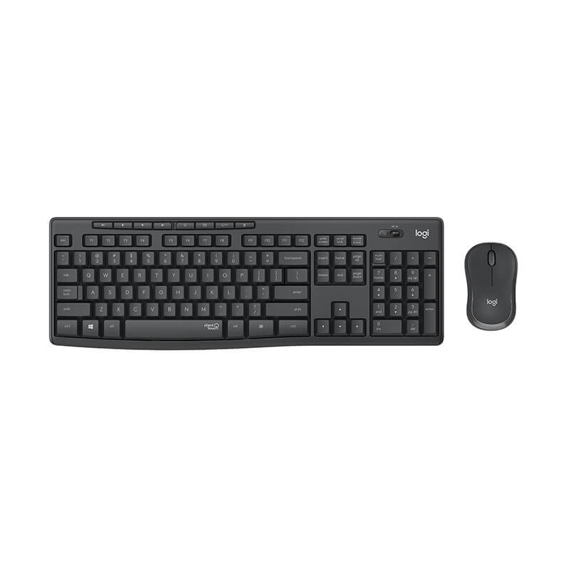 Logitech MK295 Silent Wireless Combo clavier Souris, AZERTY, Sans Fil, Noir Logitech MK295 Silent Wireless Combo clavier Souris, AZERTY, Sans Fil, Noir