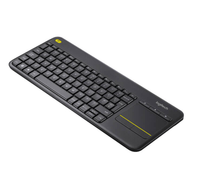 Clavier Logitech K400 Plus Tv, Sans Fil, AZERTY, Noir