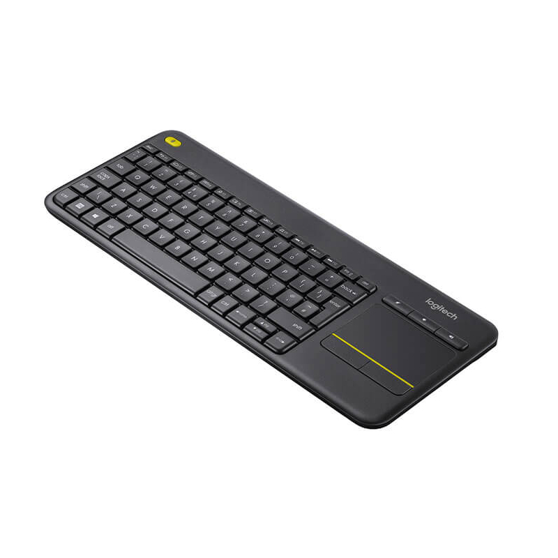 Clavier Logitech K400 Plus Tv, Sans Fil, AZERTY, Noir
