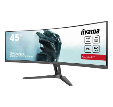 Ecran Incurvé Gamer iiyama G-MASTER GCB4580DQSN-B1, VA, 45" DQHD, @165Hz