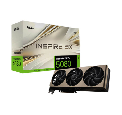 Carte Graphique MSI RTX 5080 16Go INSPIRE 3X OC