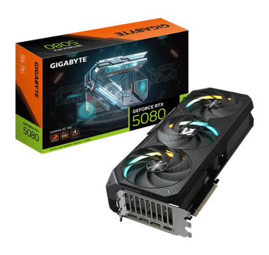 Carte Graphique GIGABYTE RTX 5080 GAMING OC 16G, Black
