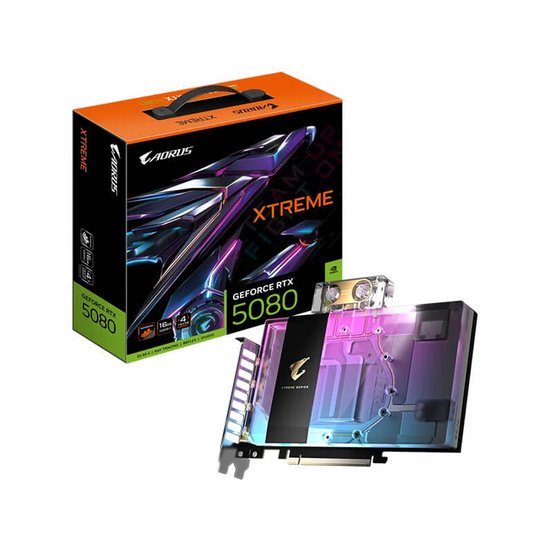 Carte Graphique GIGABYTE RTX 5080 AORUSX WB-16GD