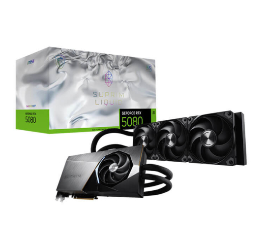 Carte Graphique MSI RTX 5080 16Go SUPRIM LIQUID SOC