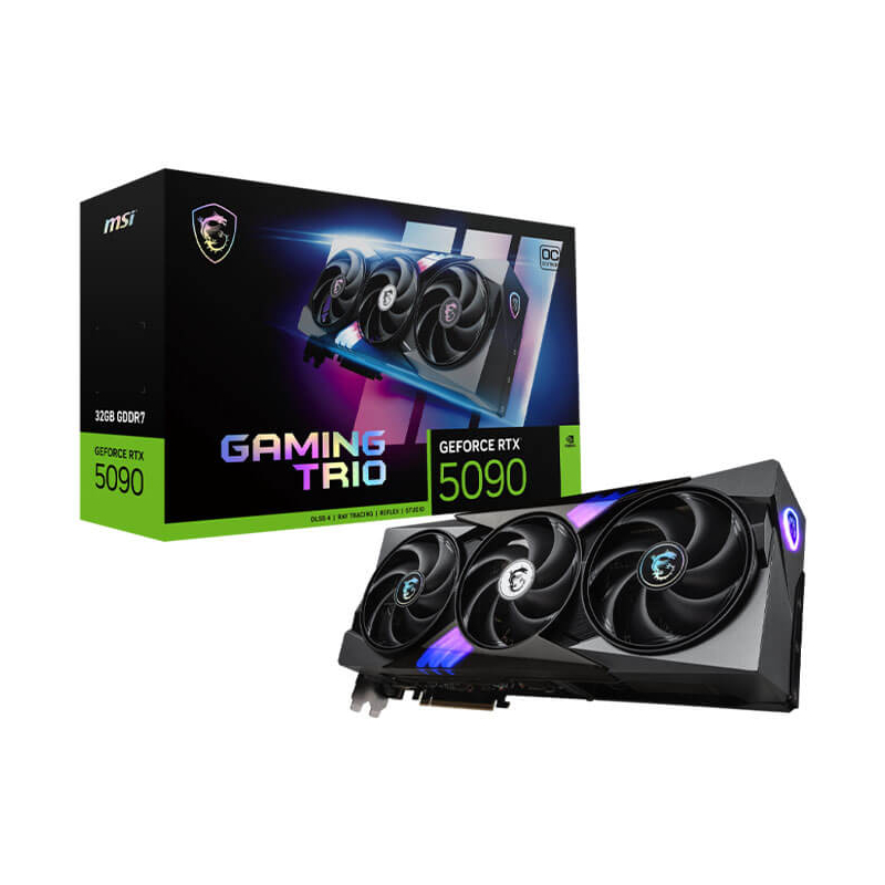 Carte Graphique MSI RTX 5090 32G GAMING TRIO OC, BLACK