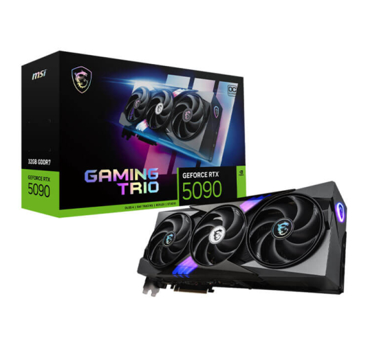 Carte Graphique MSI RTX 5090 32G GAMING TRIO OC, BLACK