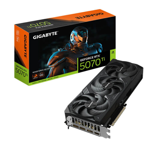 Carte Graphique GIGABYTE RTX 5070TI WF3OC-16Go