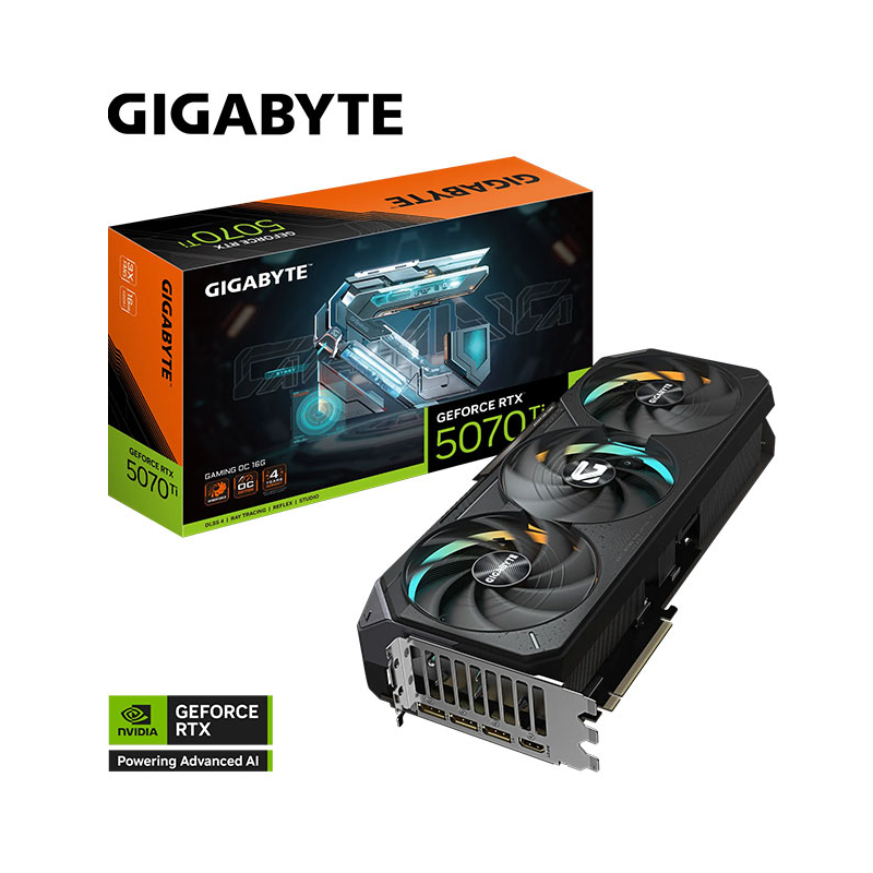 Carte Graphique GIGABYTE RTX 5070TI GAMING OC-16GD