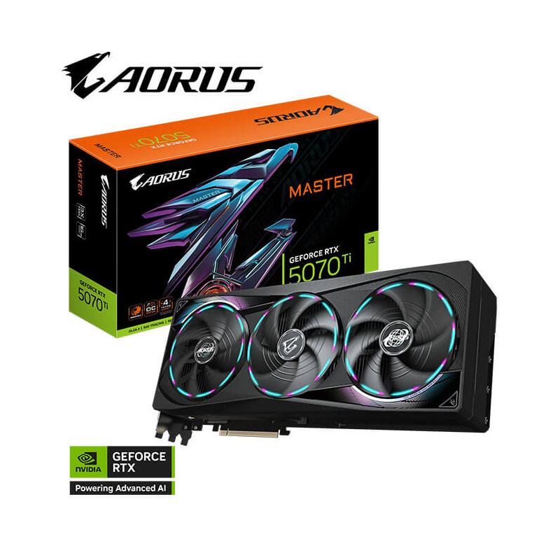 Carte Graphique GIGABYTE RTX 5070TI AORUS M-16Go