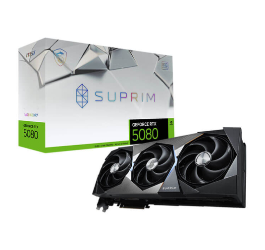 Carte Graphique MSI RTX 5080 16G SUPRIM SOC