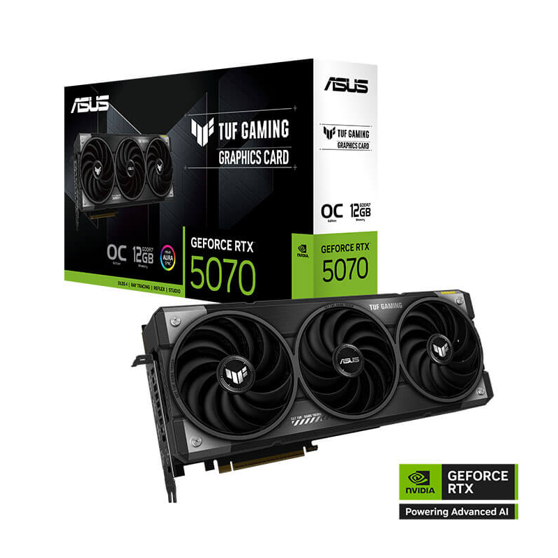 Carte Graphique ASUS TUF RTX 5070 12Go GAMING