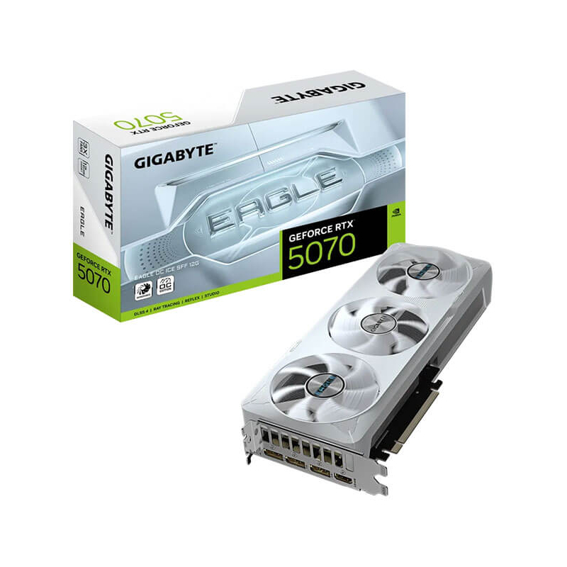 Carte Graphique GIGABYTE RTX 5070 EAGLE OC ICE -12Go Carte Graphique GIGABYTE RTX 5070 EAGLE OC ICE -12Go