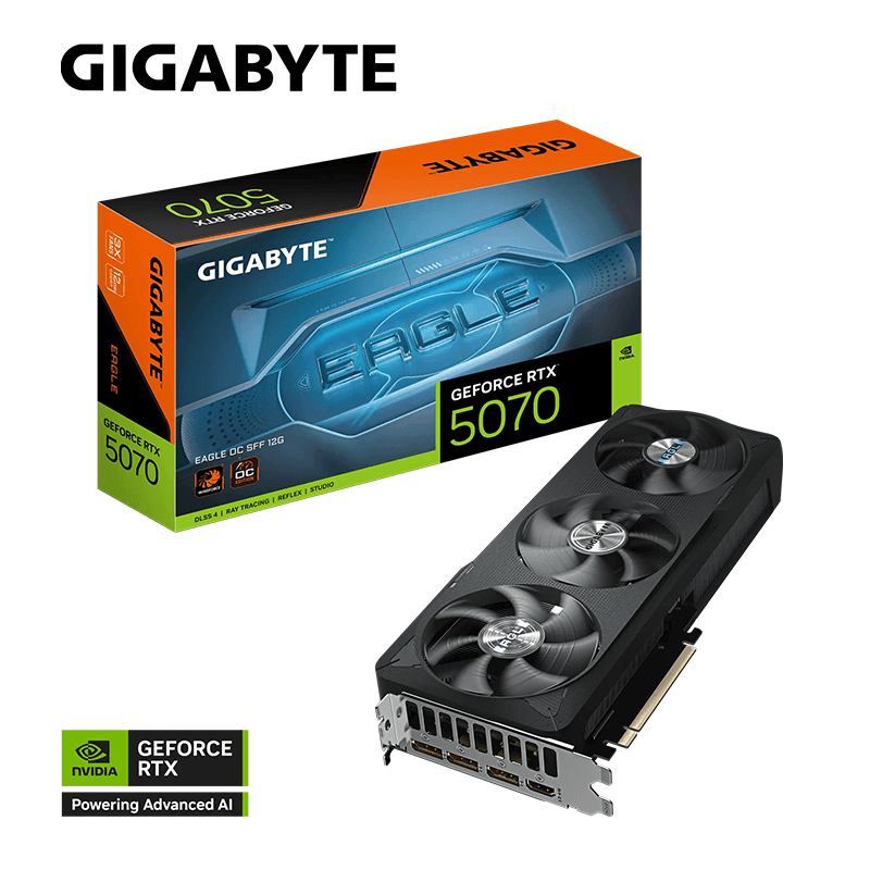 Carte Graphique GIGABYTE RTX 5070 EAGLE OC-12Go Carte Graphique GIGABYTE RTX 5070 EAGLE OC-12Go