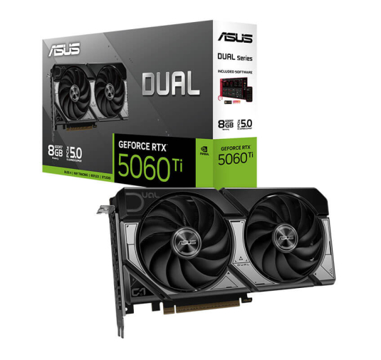 Carte Graphique ASUS DUAL RTX 5060TI O8G