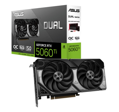Carte Graphique ASUS DUAL RTX 5060TI O16G