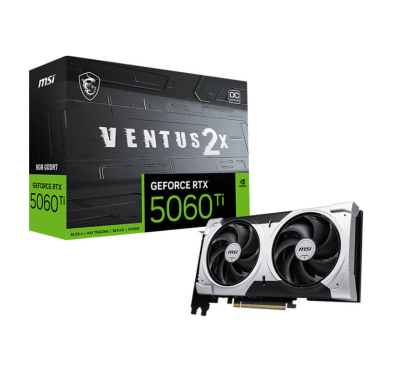 Carte Graphique MSI RTX 5060Ti VENTUS 2X OC PLUS - 8Go